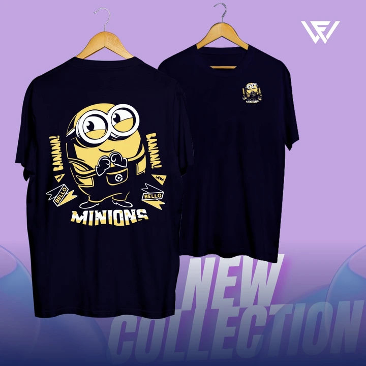 Minions - Back Printed Round Neck Half Sleeves T shirt  uploaded by Warg Lifestyle on 1/4/2024