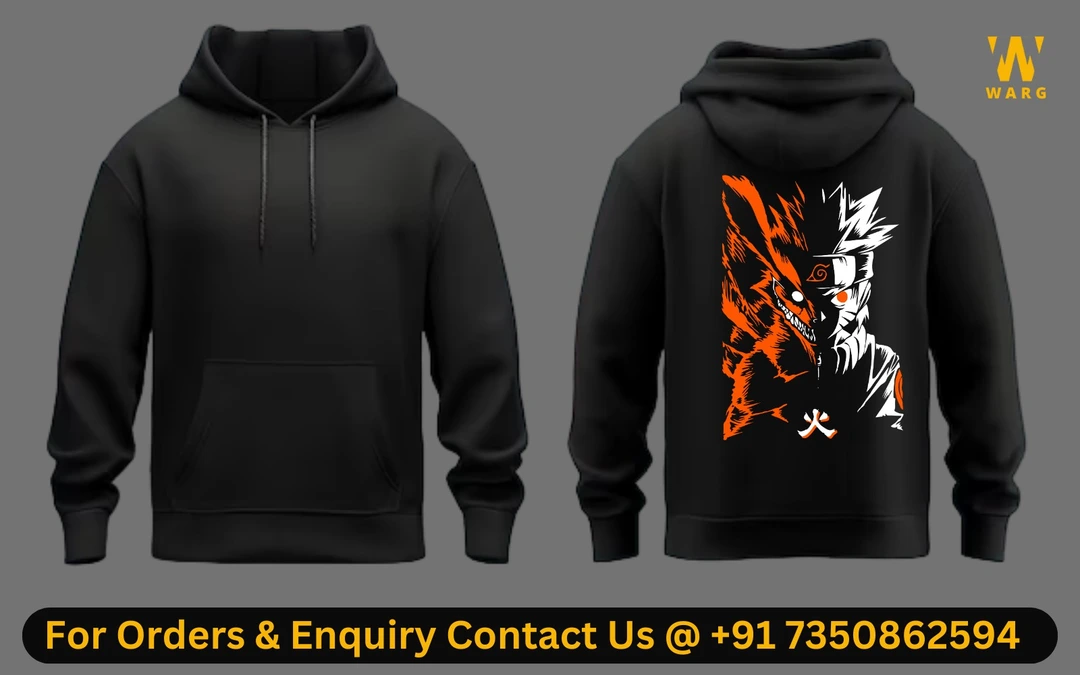 Back Printed Hoodies  uploaded by Warg Lifestyle on 1/4/2024