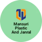 Business logo of mansURI plastic and janral store