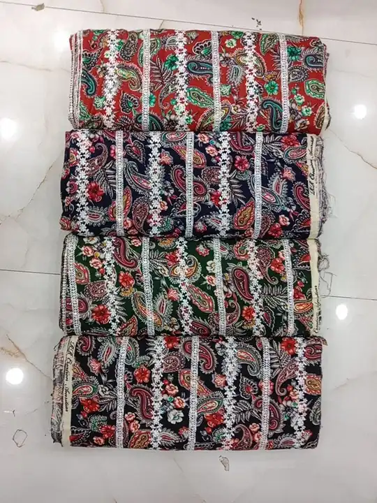 Rayon print embroidery  uploaded by Astha enterprises  on 1/4/2024