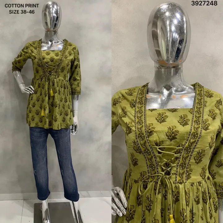 60×60 COTTON BOUTIQUE TUNIC uploaded by Swastik creation on 1/4/2024