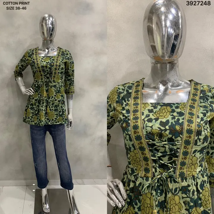 60×60 COTTON BOUTIQUE TUNIC uploaded by Swastik creation on 1/4/2024