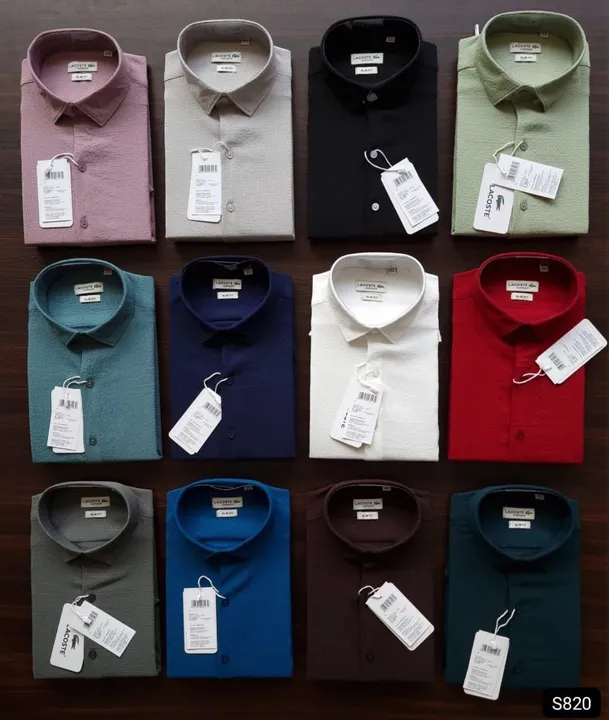 Lacoste shirts uploaded by business on 1/4/2024