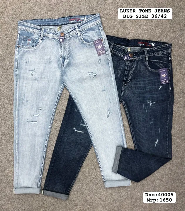 Luker tone big size jeans contact 7016266090 uploaded by business on 1/4/2024