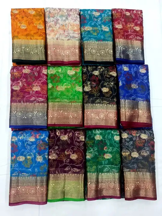 Pure Banarasi silk sadi 
All over booti 
 uploaded by Lavanya saree collection  on 1/4/2024