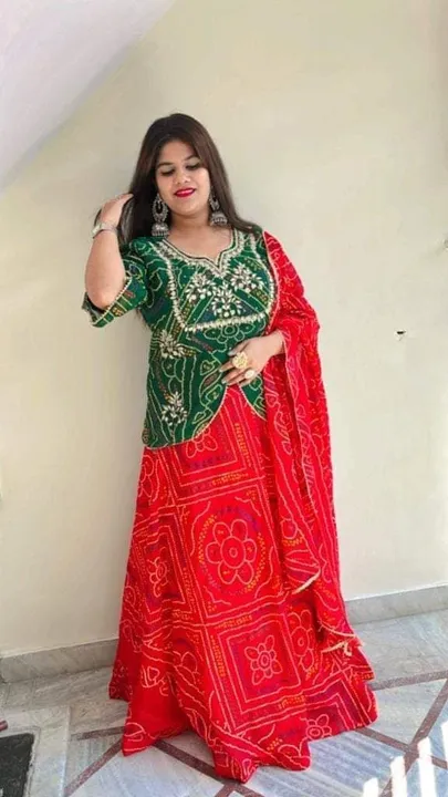 9983344462.  Today New Lehnga 
 
🥳 SOME  MORE NEW COLOURS    
SPECIAL NEW LAUNCHING 🥳
😘 *Beautifu uploaded by Gotapatti manufacturer on 1/4/2024
