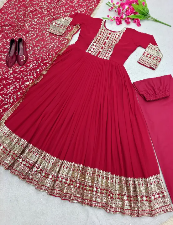 Gown uploaded by Taha fashion from surat on 1/5/2024