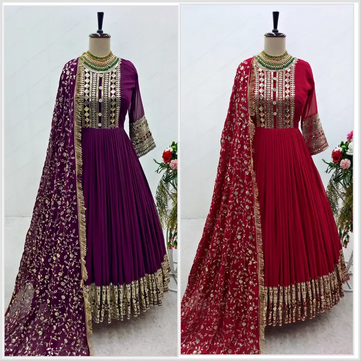 Gown uploaded by Taha fashion from surat on 1/5/2024