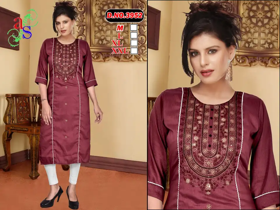 BOUTIQUE HAND WORK KURTI uploaded by business on 1/5/2024