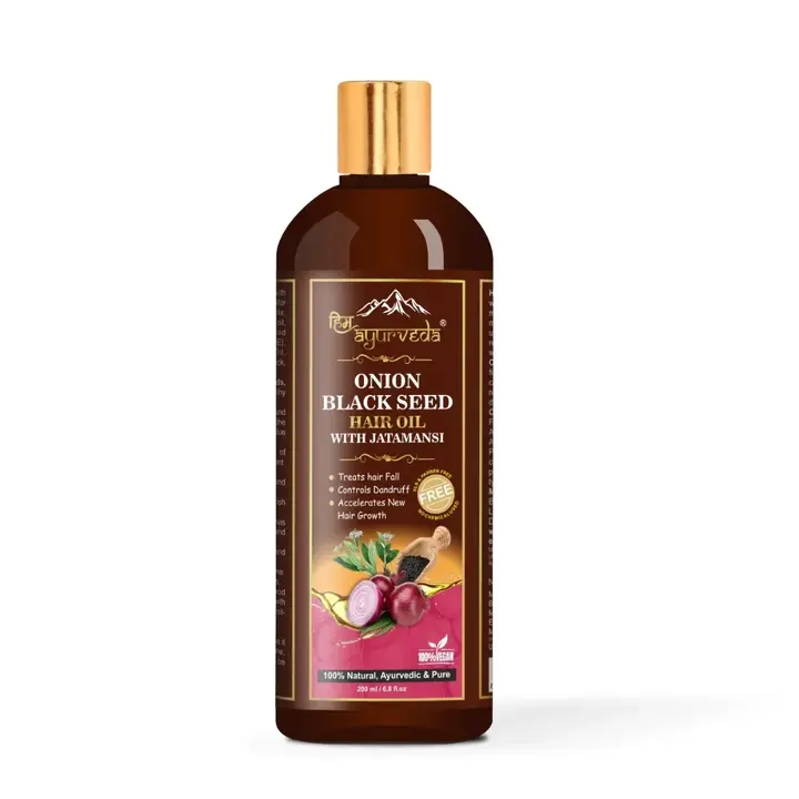 Him Ayurveda Onion black seed hair oil  uploaded by business on 1/5/2024