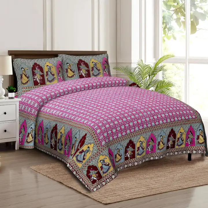 King size cotton bedsheet  uploaded by business on 1/5/2024