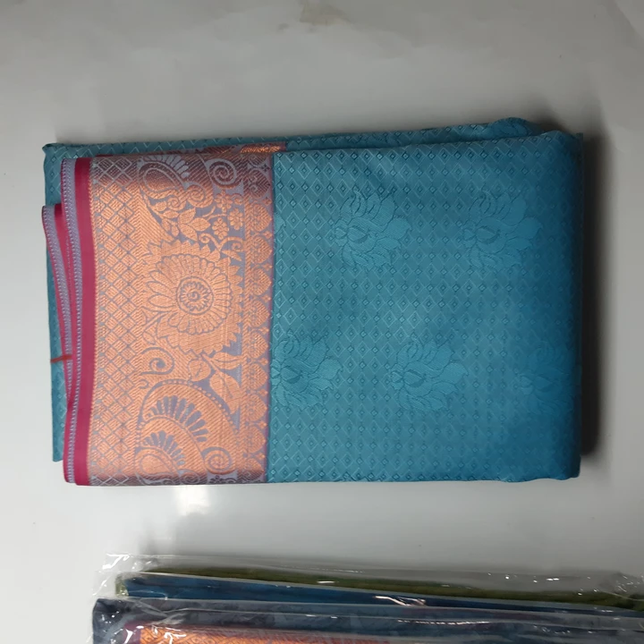 Embossed Art silk sarees  uploaded by Saraswathi Textile on 1/5/2024
