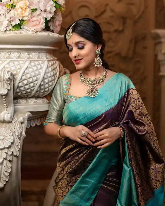 Rich pallu with zari weaving design saree  uploaded by business on 1/5/2024