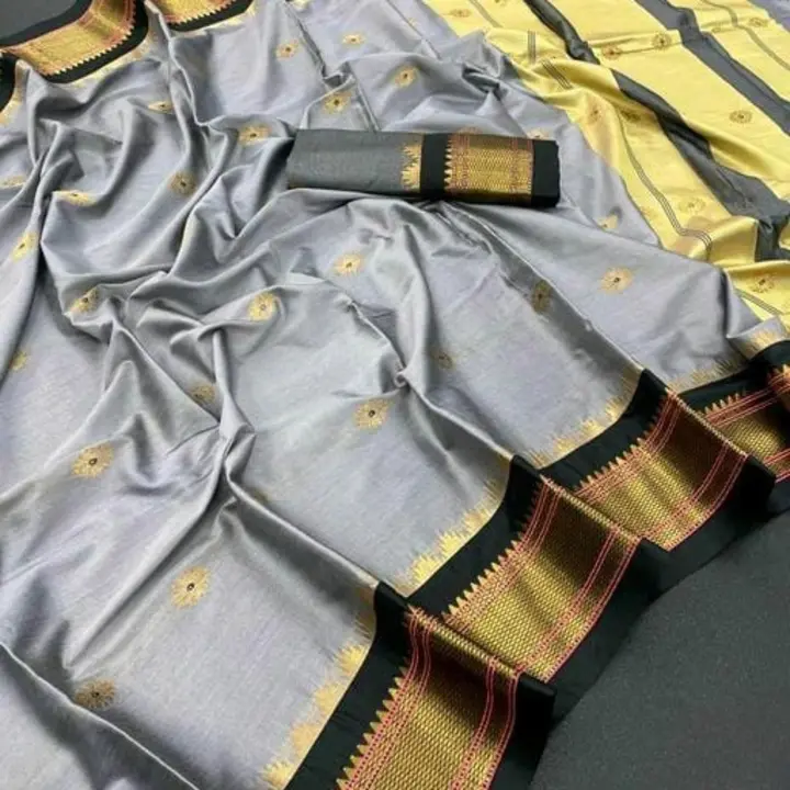 Cotton silk gold multi jacquard  uploaded by Suyukti Creation on 1/5/2024
