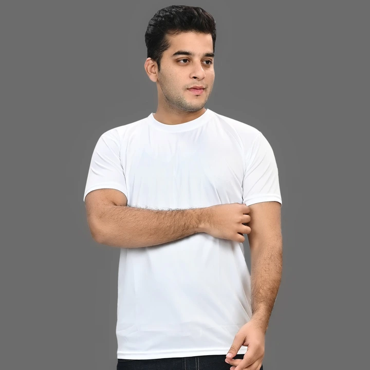 Men's tshirt white  uploaded by RATHORE SAHAB on 1/5/2024