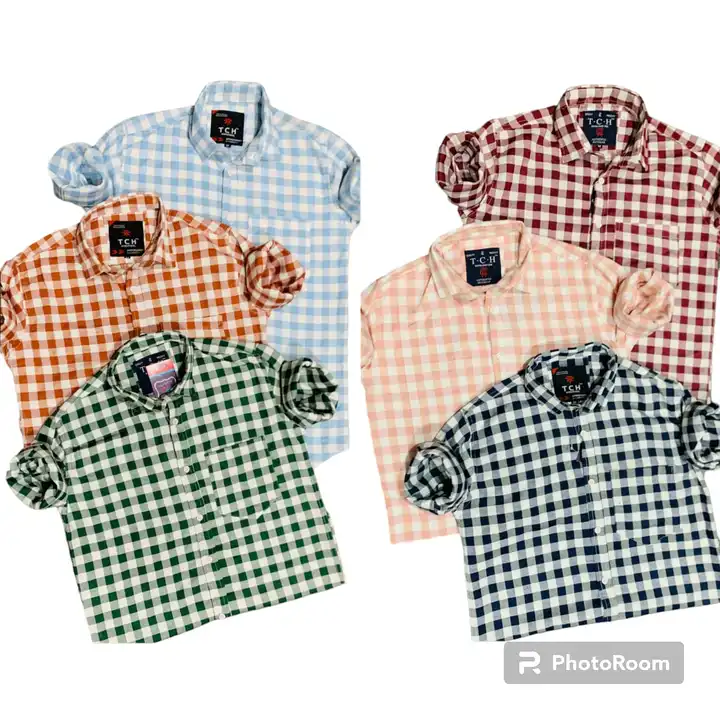 Cotton Twill Box Check Shirt / CodAvailable / Starting Price  uploaded by Hindustan Trading Company on 1/5/2024