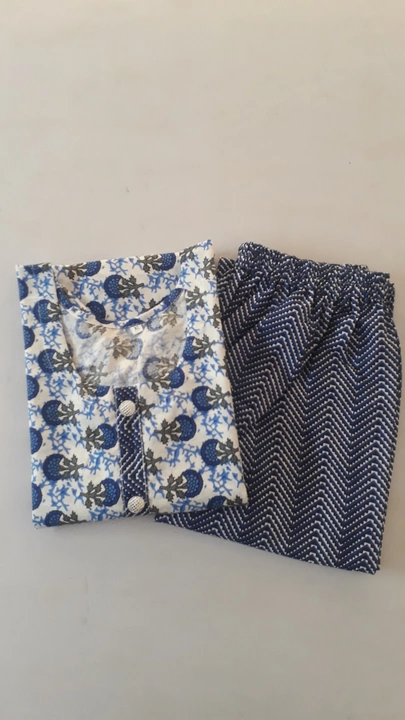 Cotton Kurti Pant Set uploaded by Glitters Garments on 1/5/2024
