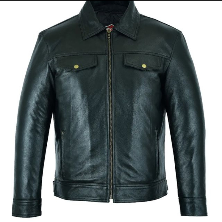 Customize leather jacket for men  uploaded by business on 1/5/2024
