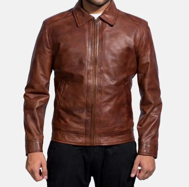 Pure leather jacket classic for men  uploaded by business on 1/5/2024