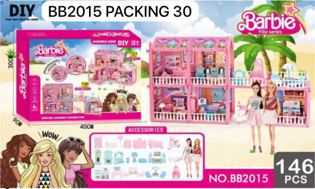 Barbie doll House  uploaded by BHTOYS on 1/5/2024