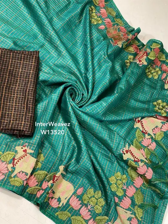 BHAGALPURI KOTA STPLE SAREE  uploaded by S.N.COLLECTIONS  on 1/5/2024