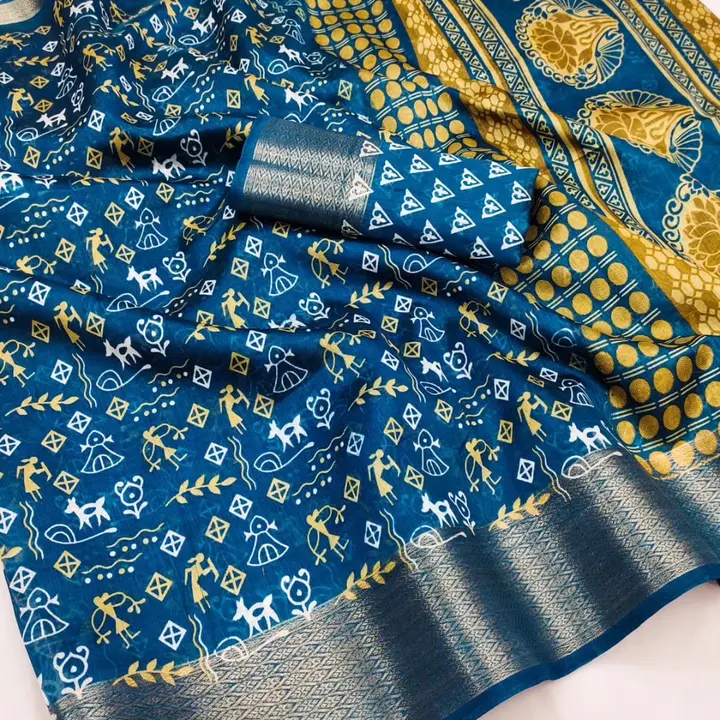 *🕉️KUT PUTLLI🕉️*

kut putli  cotton silk saree with zari JAQAURD border   Sarees 

🌷JAQAURD SMALL uploaded by Divya Fashion on 1/6/2024