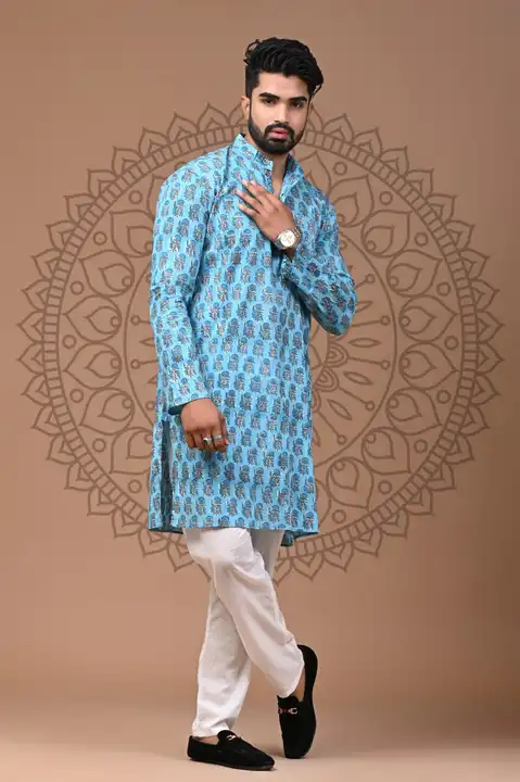 Cotton kurta Pajama set uploaded by business on 1/6/2024