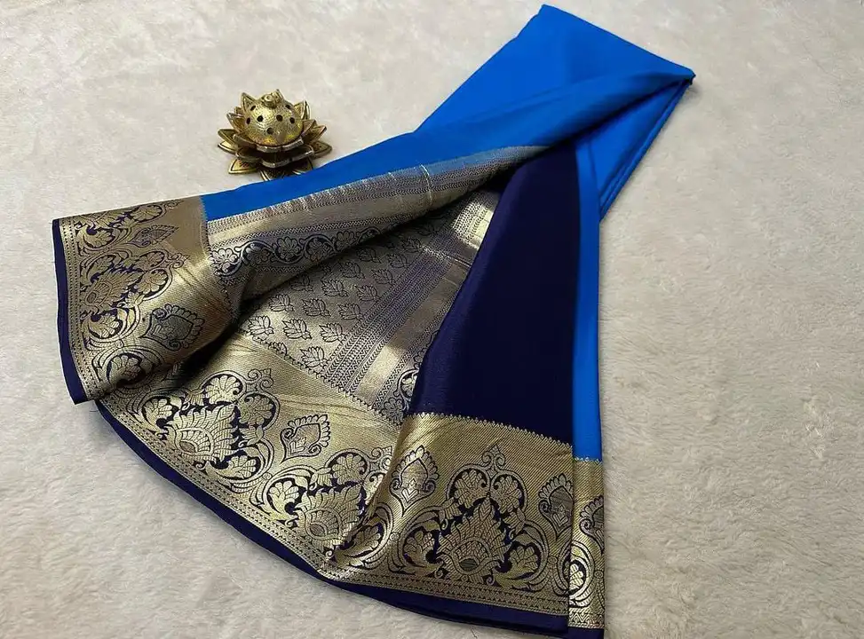 _120gsm thickness with Pure Mysore Silk_ 

 *Price:- 700/- only* 

Weight : - 670g
Length : - 6.30 M uploaded by business on 1/6/2024