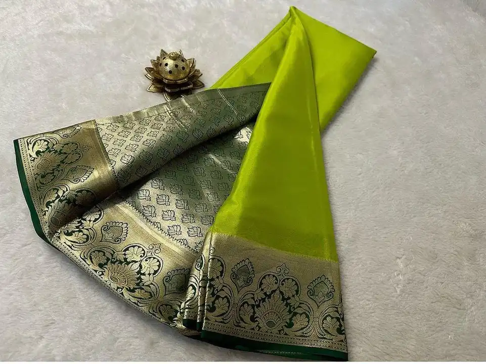 _120gsm thickness with Pure Mysore Silk_ 

 *Price:- 700/- only* 

Weight : - 670g
Length : - 6.30 M uploaded by R V FASHION HUB on 1/6/2024