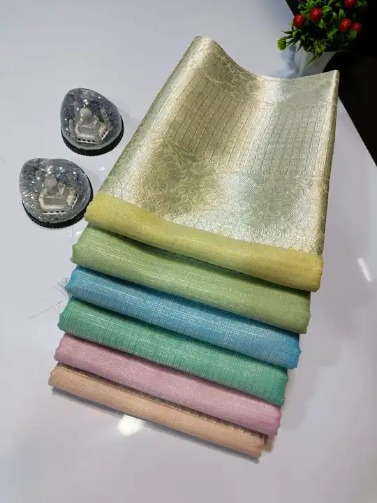 Banarasi Tissue fancy saree  uploaded by business on 1/6/2024