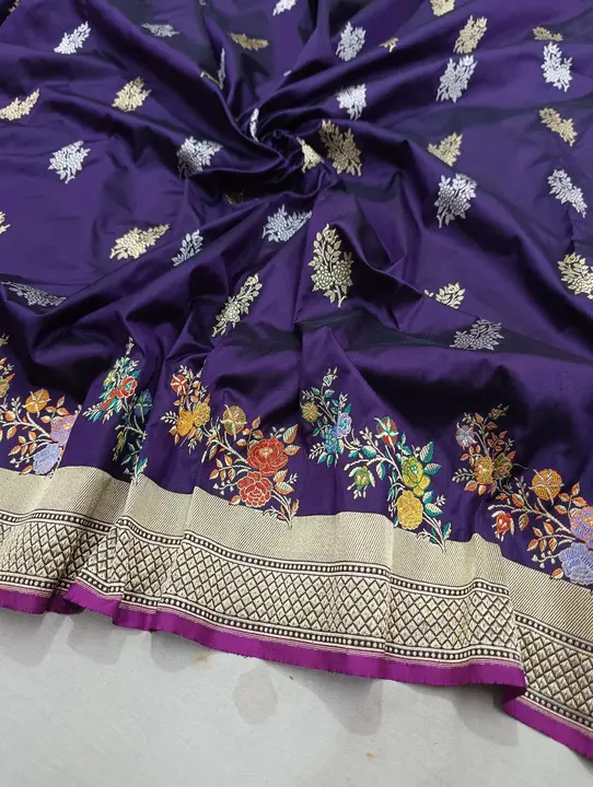 Handloom Banarasi katan silk kadua saree  uploaded by A.M.R Fabrics™ on 1/6/2024