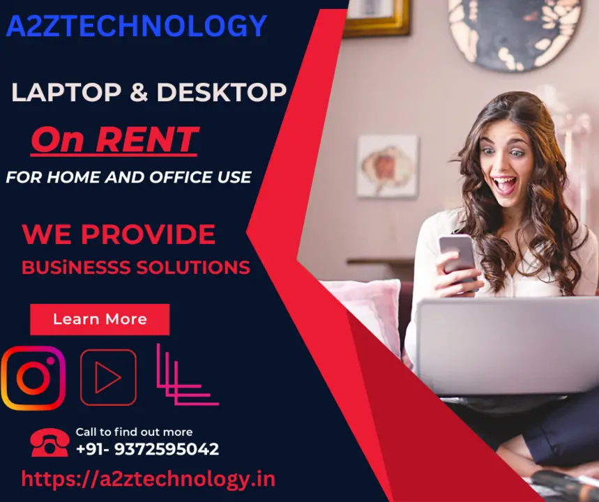 Laptop and Desktop on Rent uploaded by A2Z Technology  on 1/6/2024