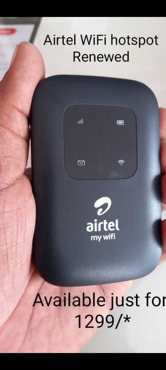 Airtel WiFi hotspot refurbished uploaded by business on 3/24/2021