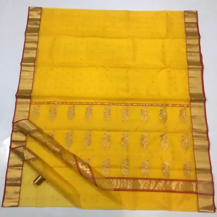 Handloom traditional Chanderi katan silk saree with blouse  uploaded by Thocoss on 1/7/2024