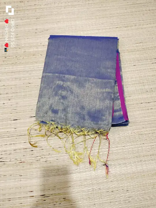 Tissue Handloom Saree with bp uploaded by Bengal saree house on 1/7/2024
