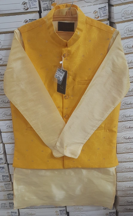 Nishant Ethnic 3pcs kurtapajma jacket uploaded by Nishant Traders on 1/7/2024