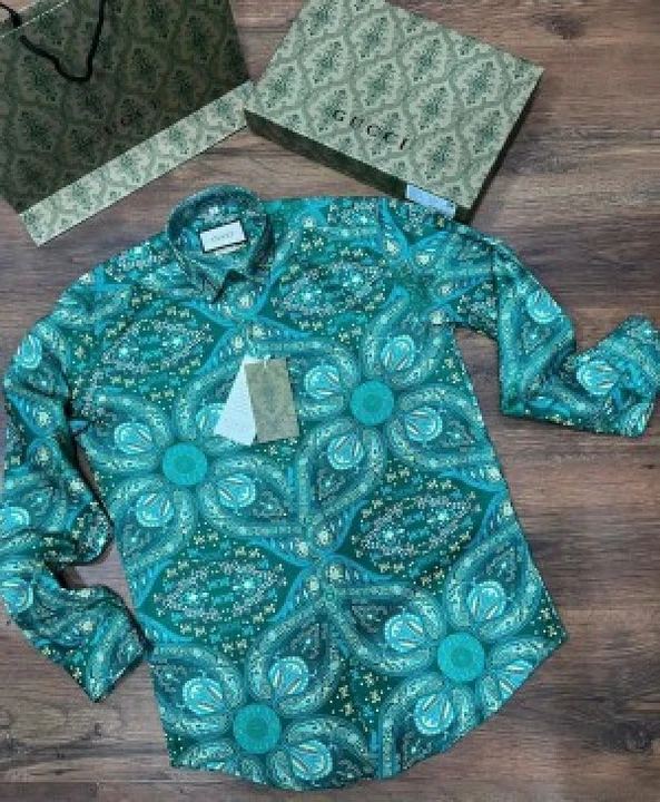SRK'S FAVOURITE GUCCI BRAND PRINTED VERY PREMIUM SHIRTS uploaded by The Fashion Factory on 1/7/2024