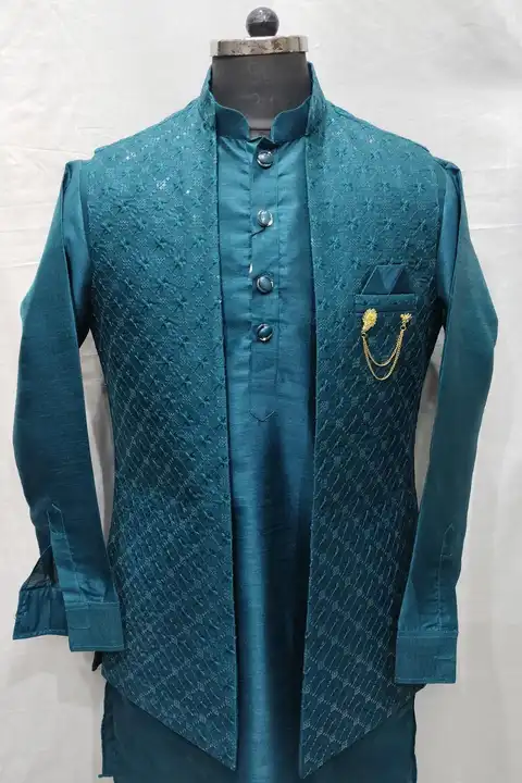 Jacket kurta pant just 243 uploaded by SATGURU GARMENTS INDIA PRIVATE LIMITED  on 1/7/2024