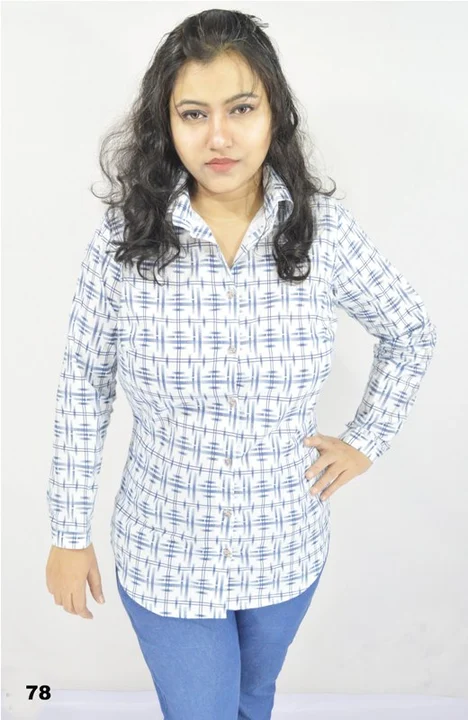 Women Cotton Check Shirts  uploaded by business on 1/7/2024