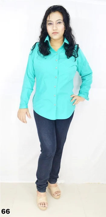 Women Plain Cotton Shirts uploaded by business on 1/7/2024