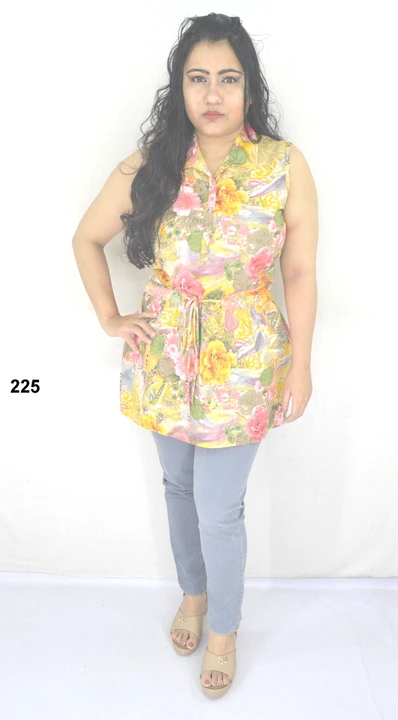 Women Poly Cotton Printed Tunic uploaded by Maambe Wears on 1/7/2024