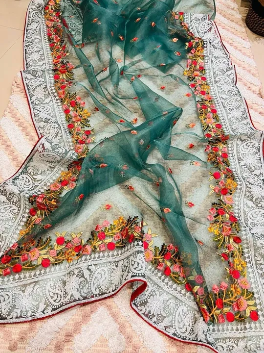 *Organza hit design | Riddhi-Siddhi -2*

Superb Soft Refined Organza Silk Saree With Lucknowi Thread uploaded by Divya Fashion on 1/8/2024