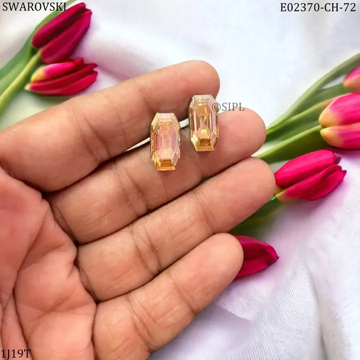 Origin certified Swarovski elements earrings  uploaded by business on 1/8/2024