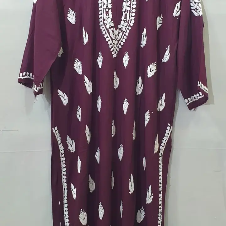 Modal kurti  uploaded by Lcf crafts (lucknow Chikan factory) on 1/8/2024