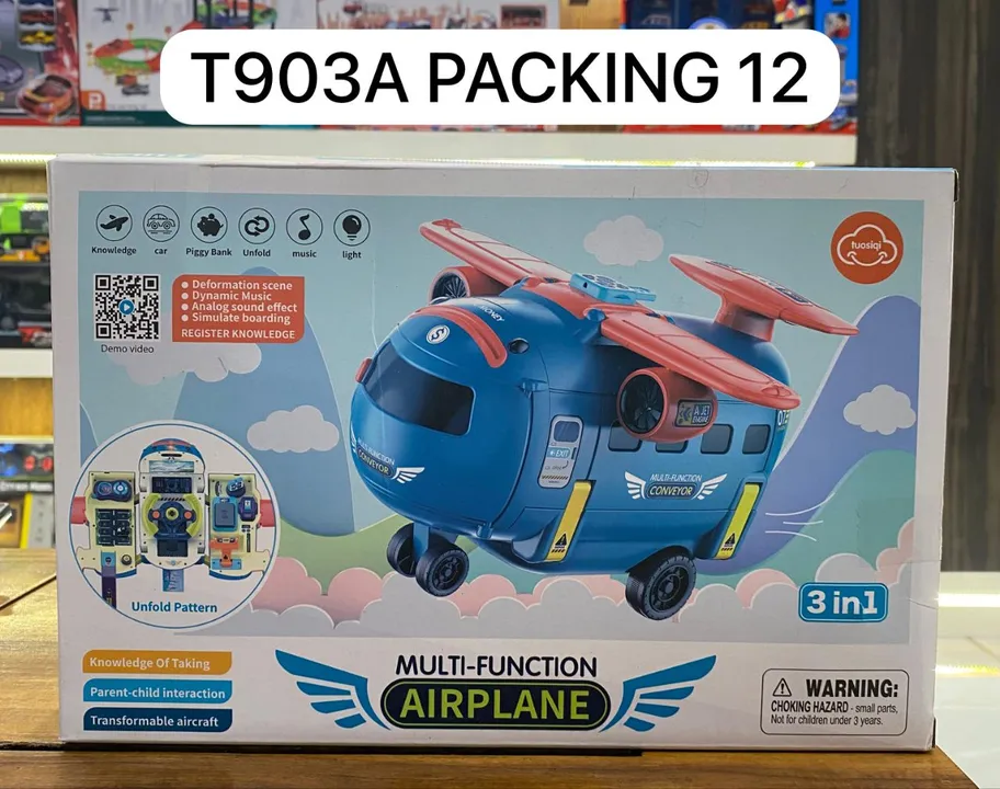 Multi function airplane  uploaded by BHTOYS on 1/8/2024