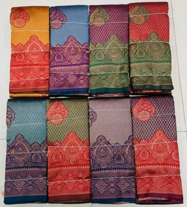 Ellampali silk Jacord weaving border exclusive design with fancy colour matching  uploaded by M ARVIND & CO on 1/9/2024