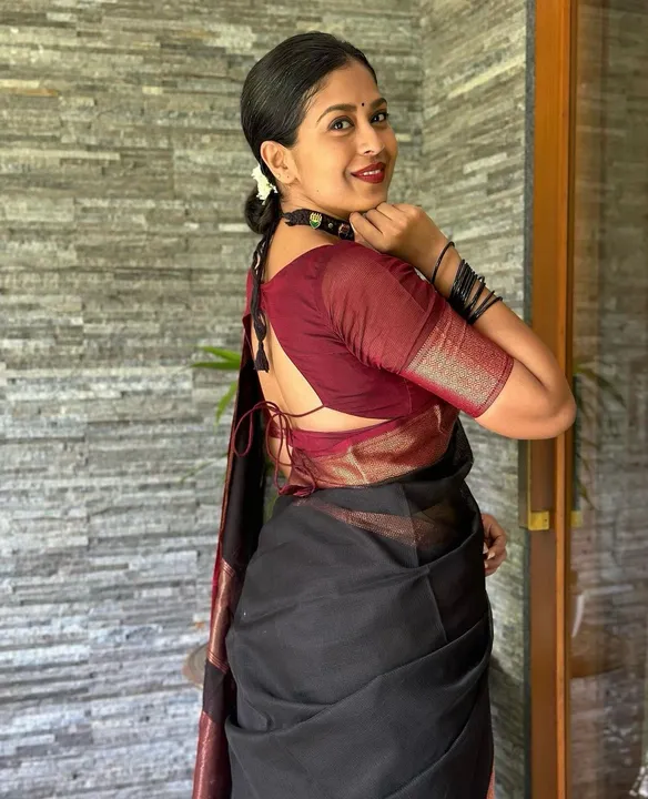 Rich pallu with allover heavy brordar design saree  uploaded by DHANANJAY CREATIONS on 1/9/2024
