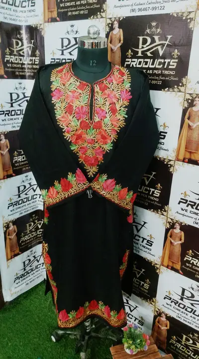 Wollen embroidery kashmiri pheran uploaded by Rv Products on 1/9/2024