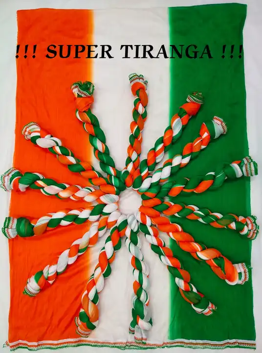 Tiranga Dupatta uploaded by Shreyansh Creation on 1/10/2024