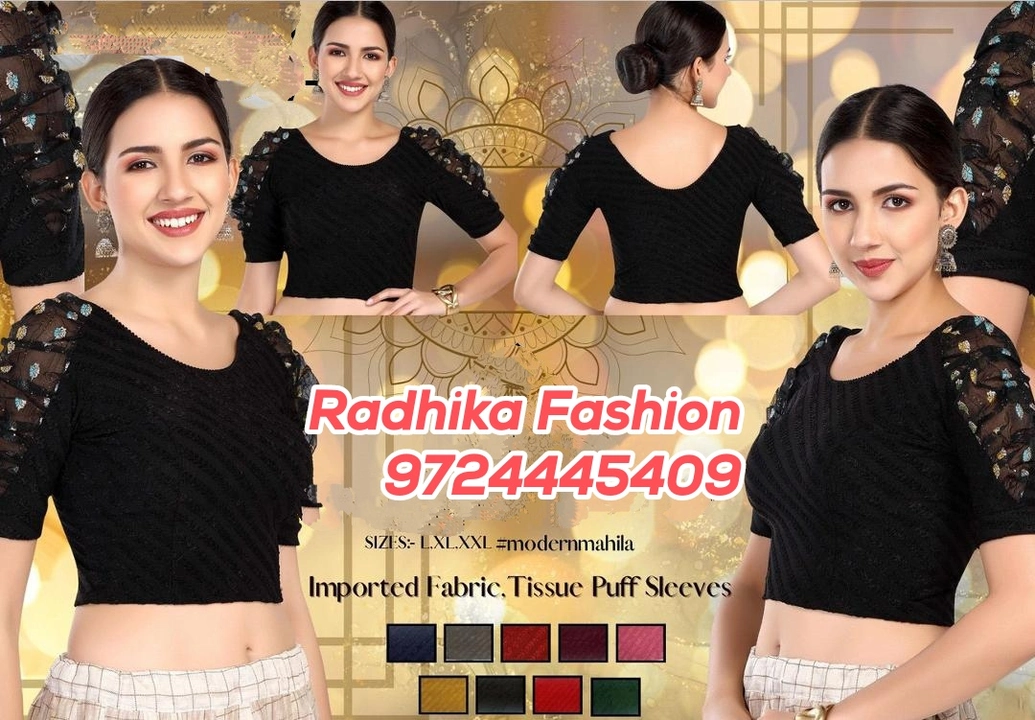 Exclusive collection fabric blouse  uploaded by RADHIKA FASHION  on 1/10/2024